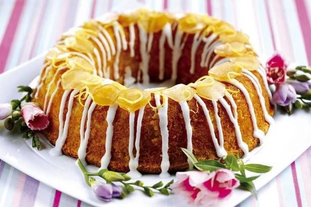 Lemongrass and Ginger Pudding Cake with Lemon Zest