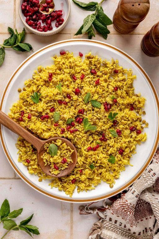 Lentil Berbere Pilaf