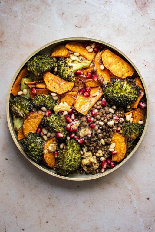 Lentil and Broccoli Buddha Bowl
