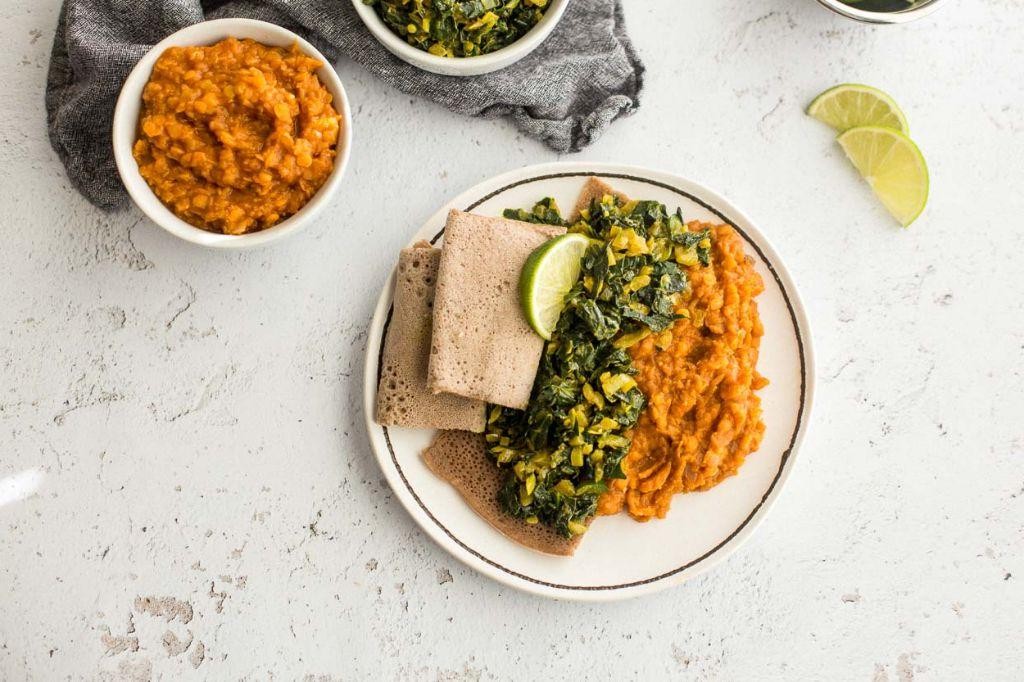 Lentil and Collard Greens Wot