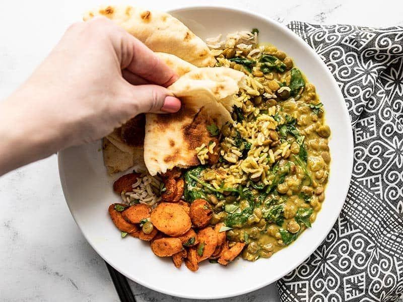 Lentil and Spinach Curry