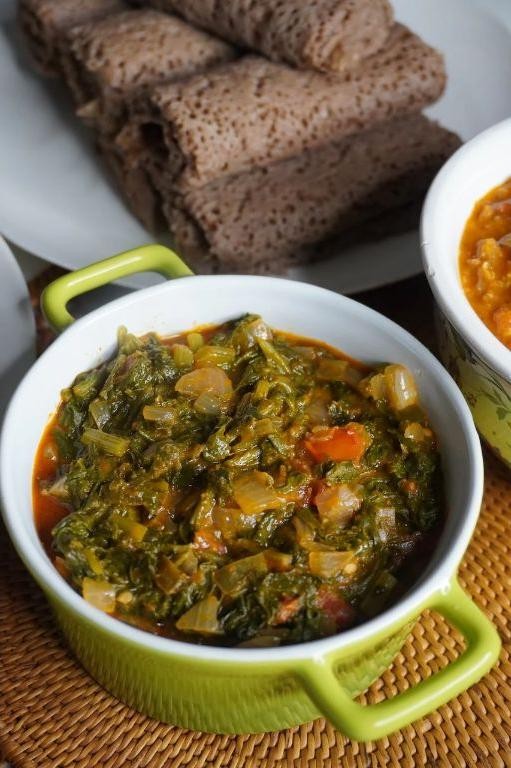 Lentil and Spinach Gomen