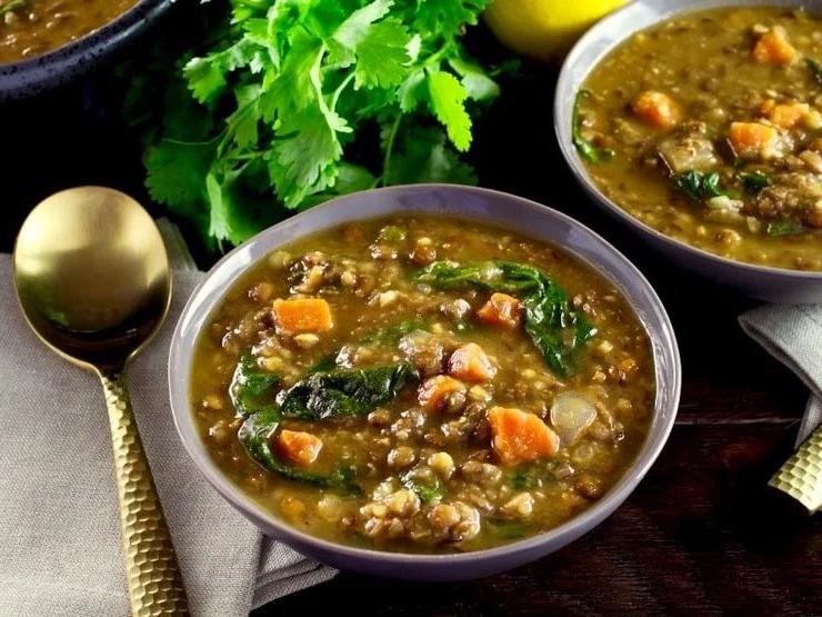 Lentil and Spinach Stew