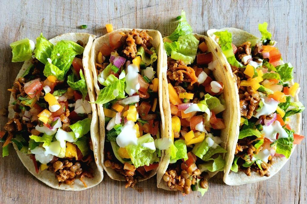 Light Beef Mince Tacos
