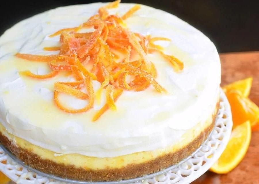 Light Orange Pulp Cheesecake