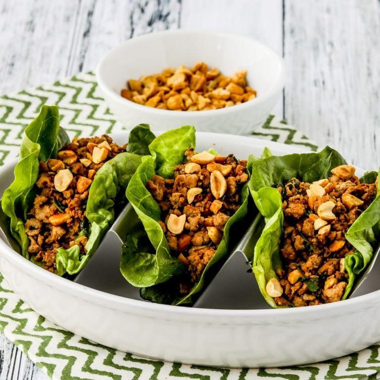 Light and Spicy Turkey Lettuce Cups