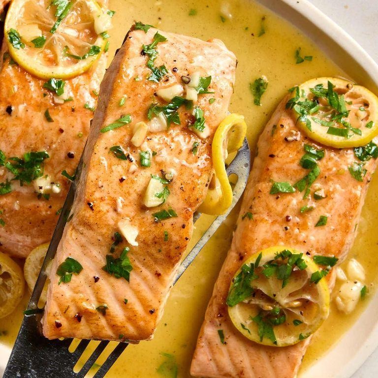 Lightning-Quick Lemon Butter Salmon