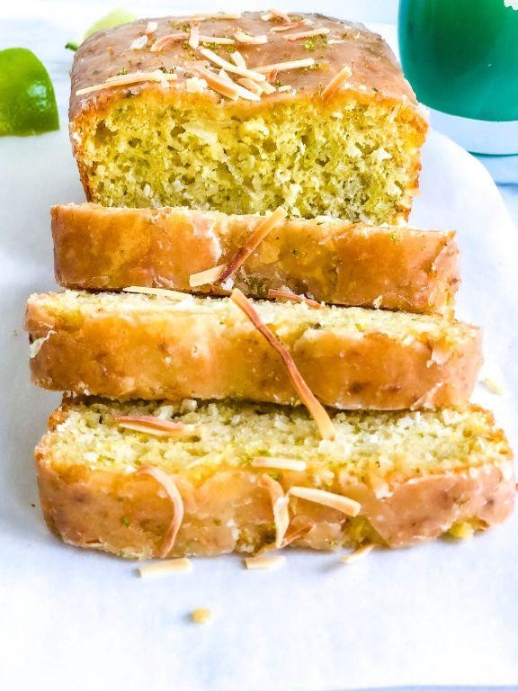 Lime Coconut Zucchini Bread