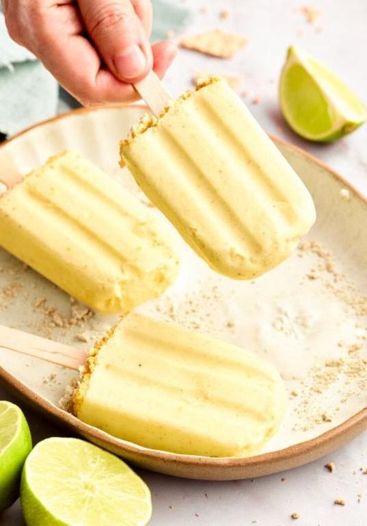 Lime Jello Pudding Popsicles