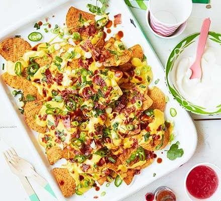 Loaded Bacon Ends Nachos
