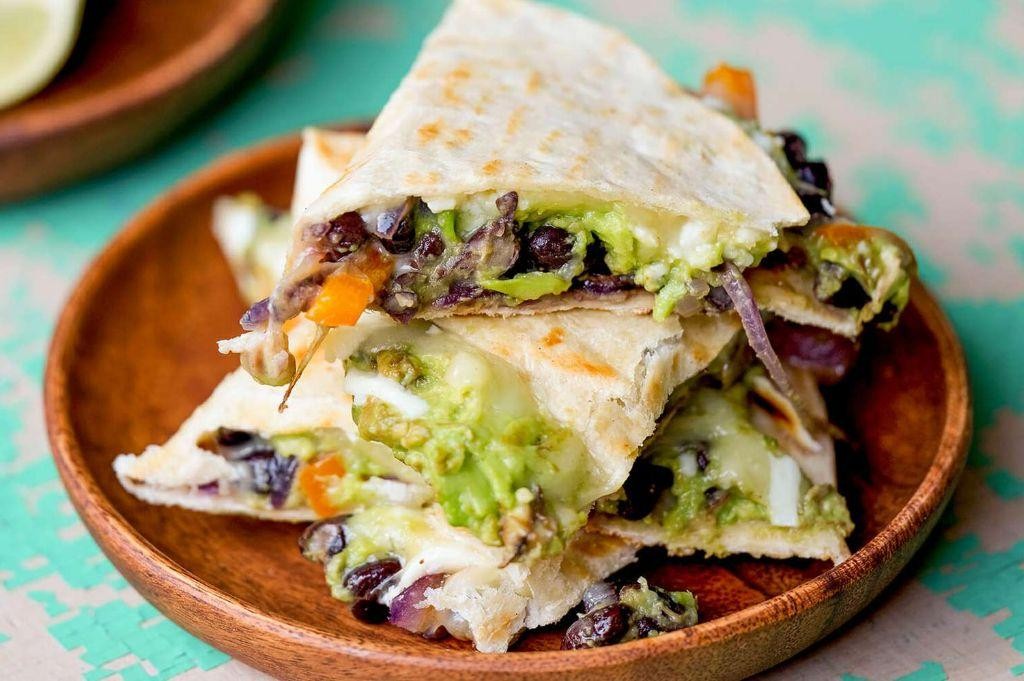 Loaded Mexican Quesadillas with Zesty Guacamole