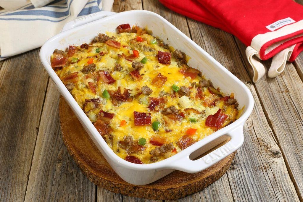 Loaded Sausage Breakfast Casserole