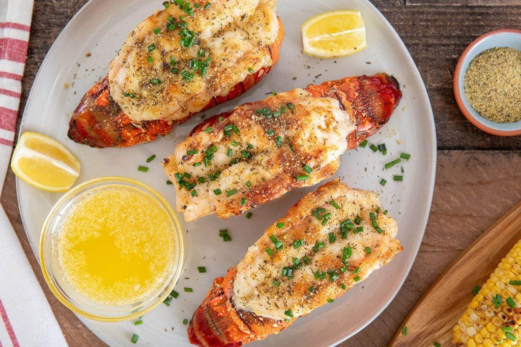 Lobster Tail with Garlic Butter