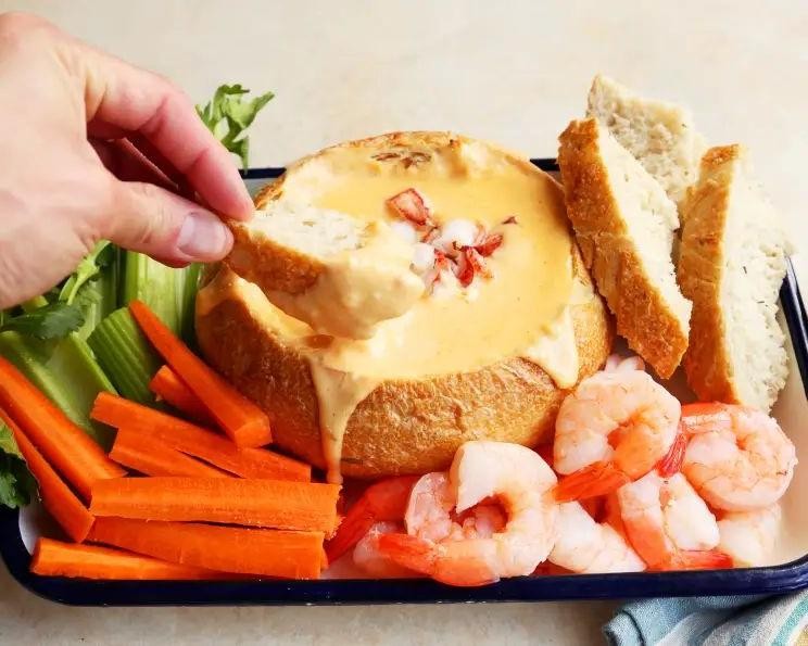 Lobster and Cheese Fondue