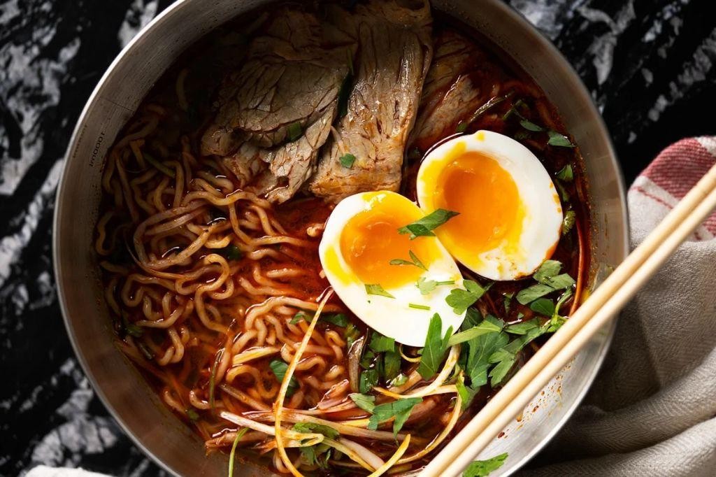 Low Carb Japanese Ramen with Shirataki Noodles