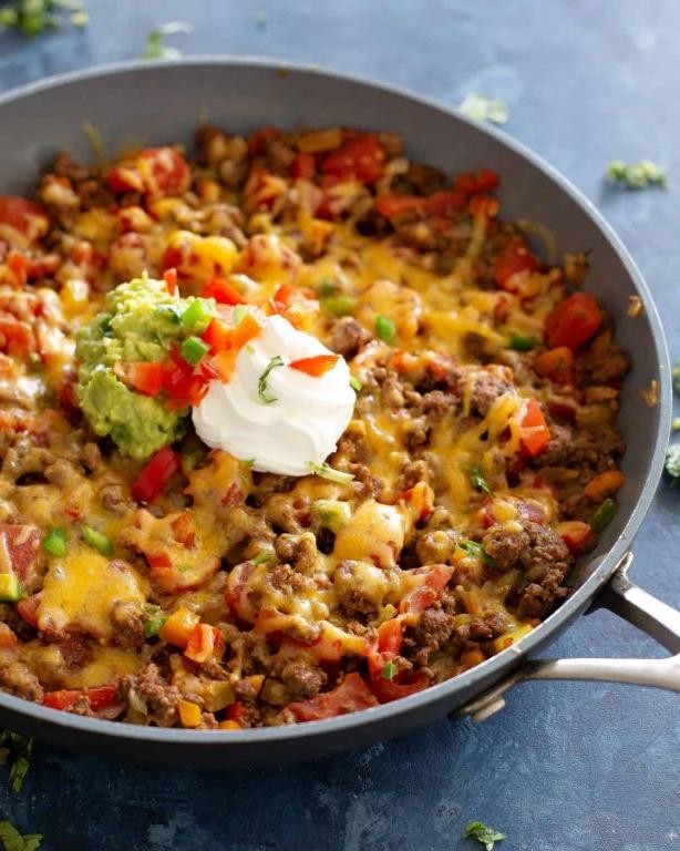 Low Carb Mexican Beef Skillet