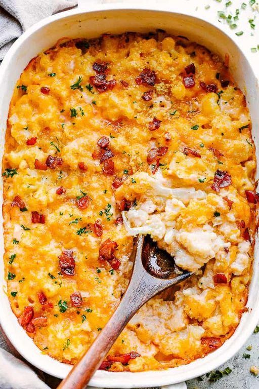 Low-Carb Cauliflower Mac and Cheese