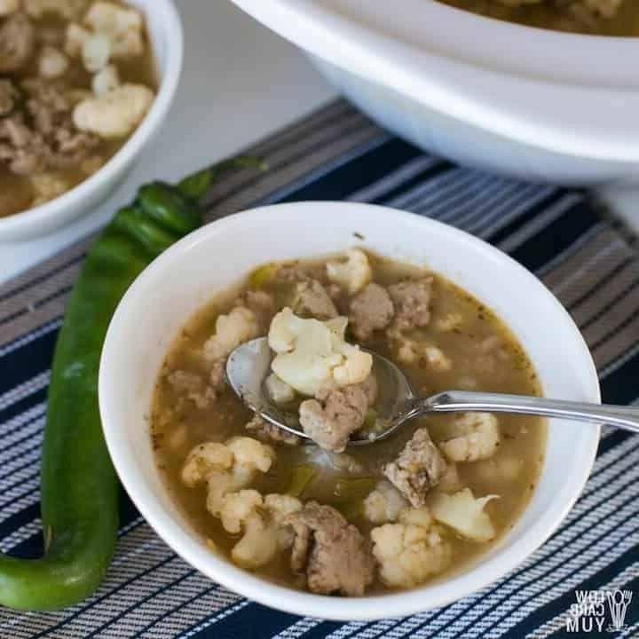 Low-Carb Keto White Turkey Chili