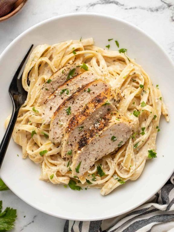 Low-Cost Chicken Alfredo