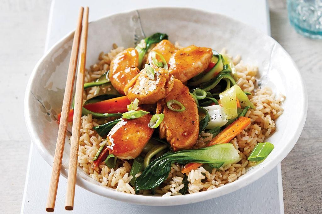 Low-FODMAP Chicken and Vegetable Stir-Fry