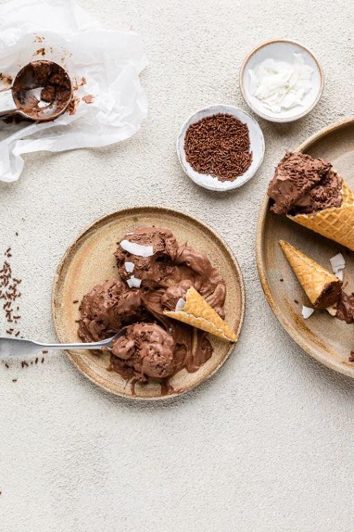 Luscious Coconut Condensed Milk Ice Cream