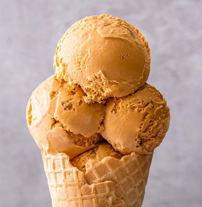 Luxurious Salted Caramel Vegan Ice Cream