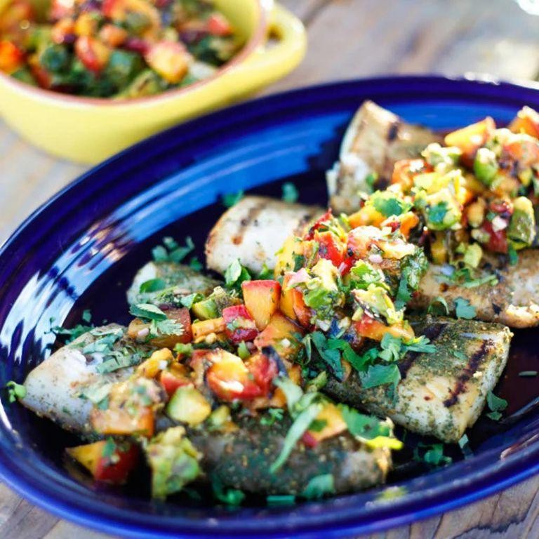 Mahi Mahi with Mediterranean Sauce