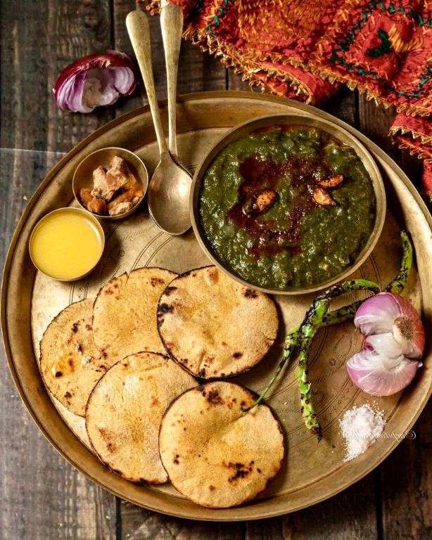 Makki Di Roti and Sarson Da Saag