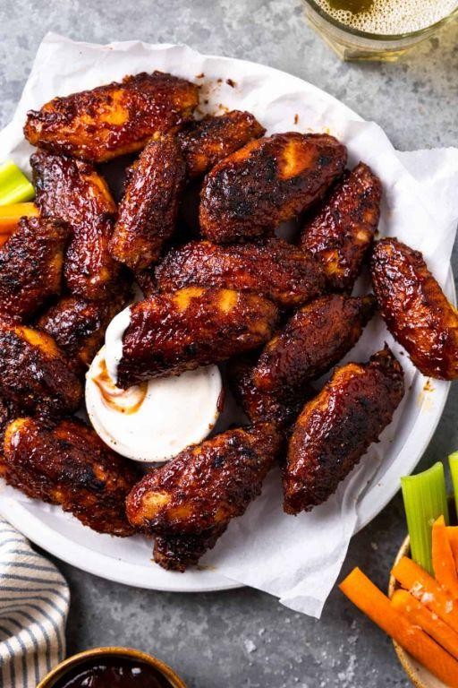 Manageable Smoked Chicken Wings