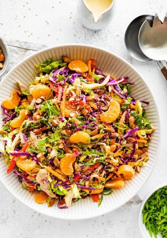 Mandarin Orange Chicken Tenderloin Salad