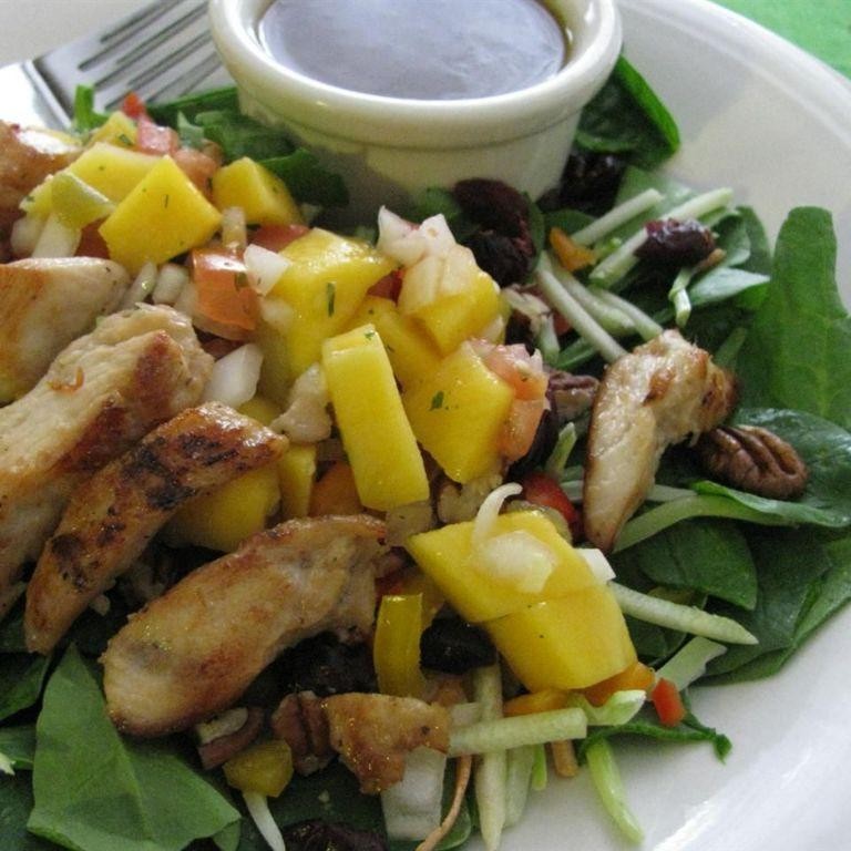 Mango Chicken Salad with Lime Vinaigrette