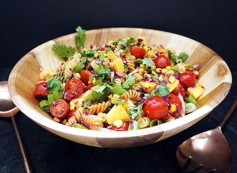 Mango Cilantro Spaghetti Salad