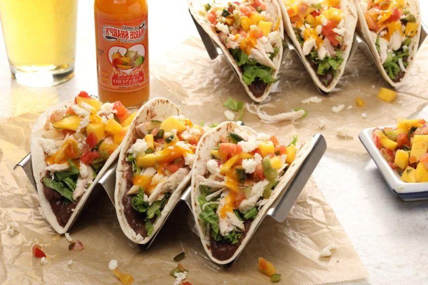 Mango Habanero Chicken Tacos