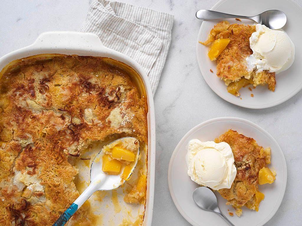 Mango Passionfruit Bliss Dump Cake