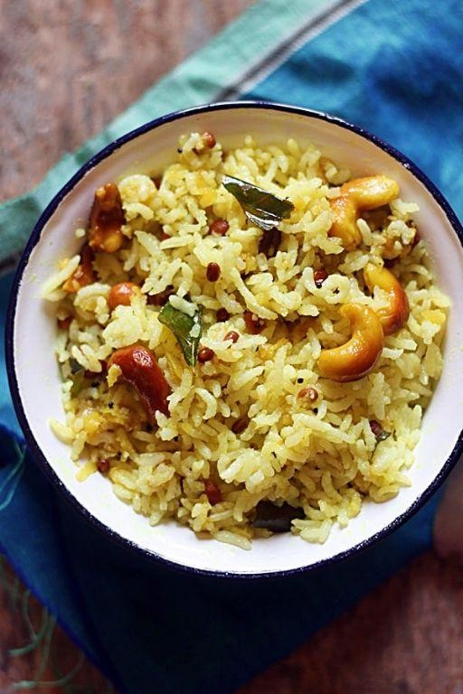 Mango Rice with Turmeric and Nuts