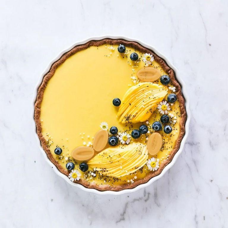 Mango and Passion Fruit Crostata