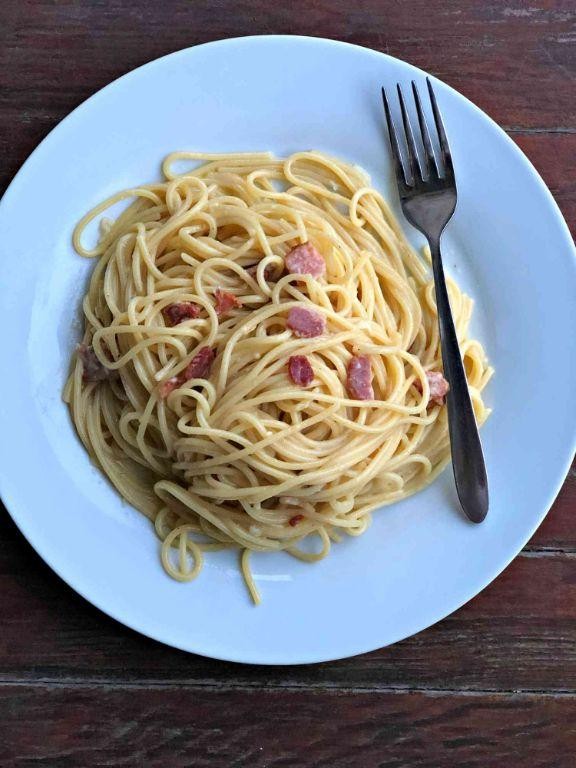 Maple Bacon Breakfast Spaghetti