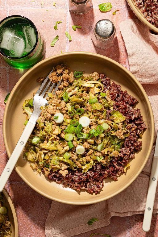 Maple Balsamic Chicken and Rice Skillet