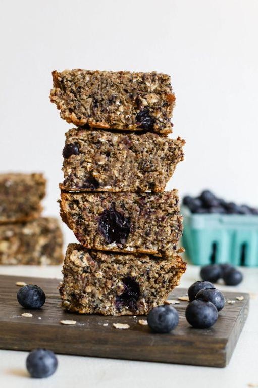 Maple Blueberry Oatmeal Bars