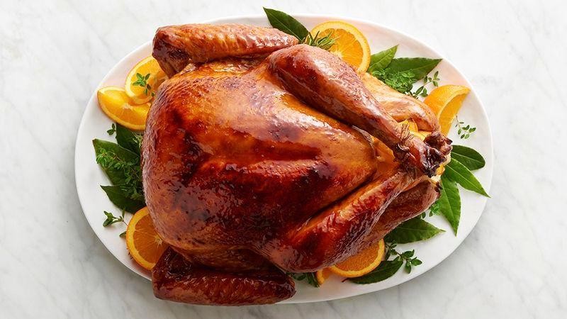 Maple Bourbon Brined Turkey Feast