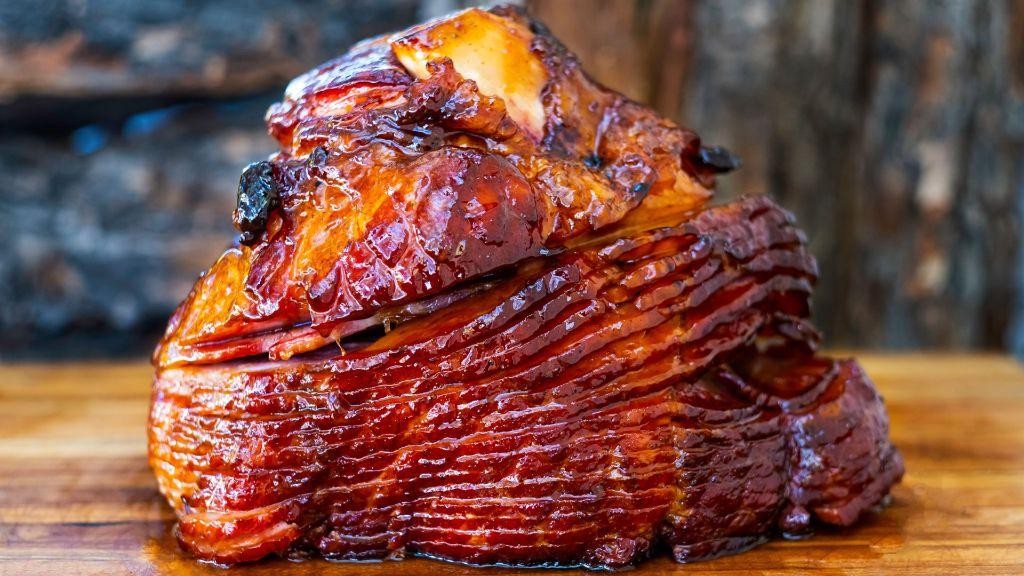 Maple Bourbon Smoked Ham Roast