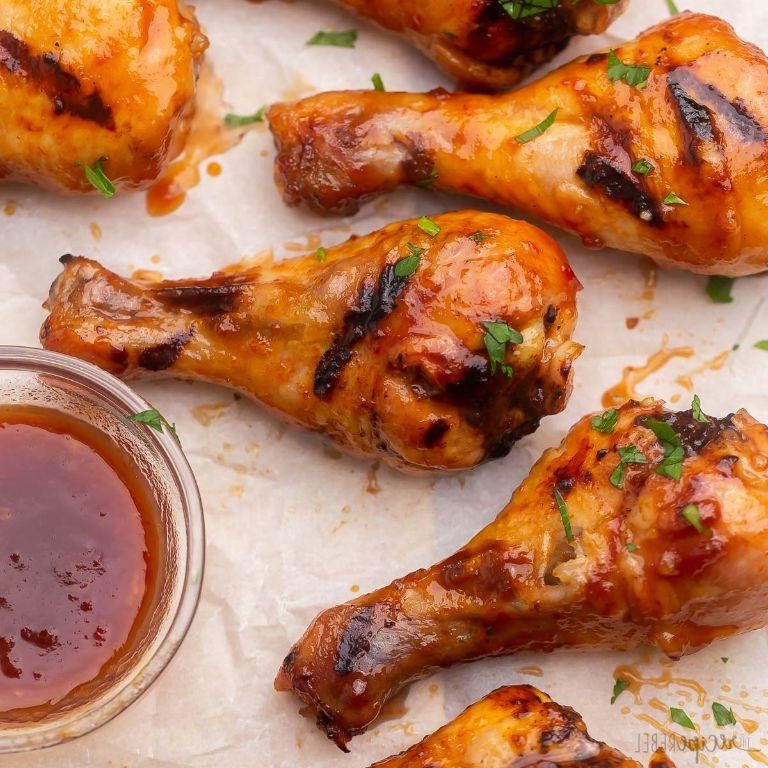 Maple Glazed Baked Chicken Drumsticks