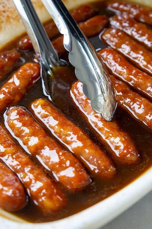 Maple Glazed Oven Roasted Bratwurst
