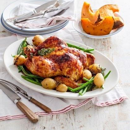 Maple Glazed Roasted Chicken