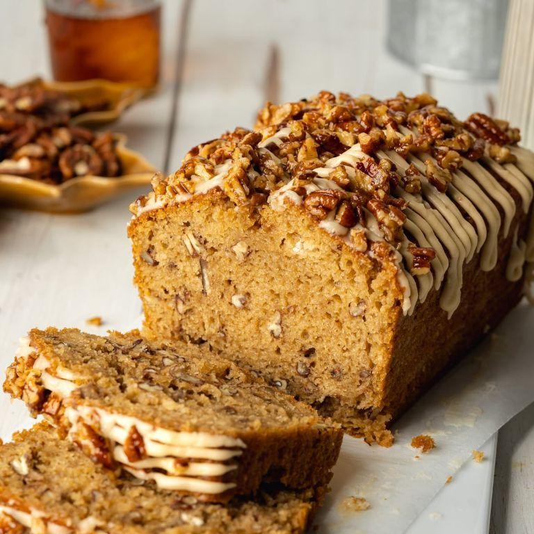 Maple Pecan Cake Mix Breakfast Bread