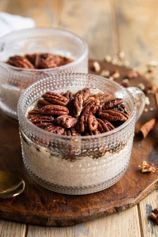 Maple Pecan Protein-Rich Overnight Oats