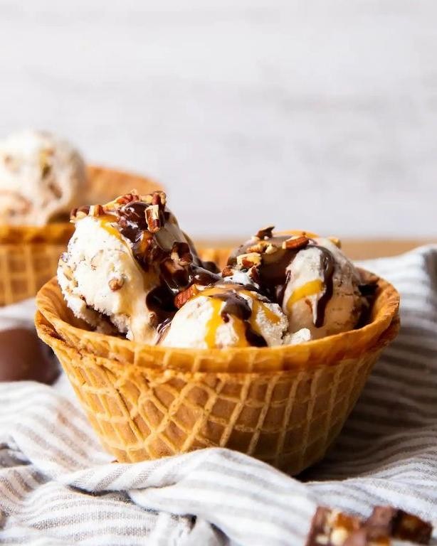 Maple Pecan Turtle Ice Cream