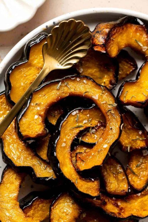 Maple Roasted Acorn Squash