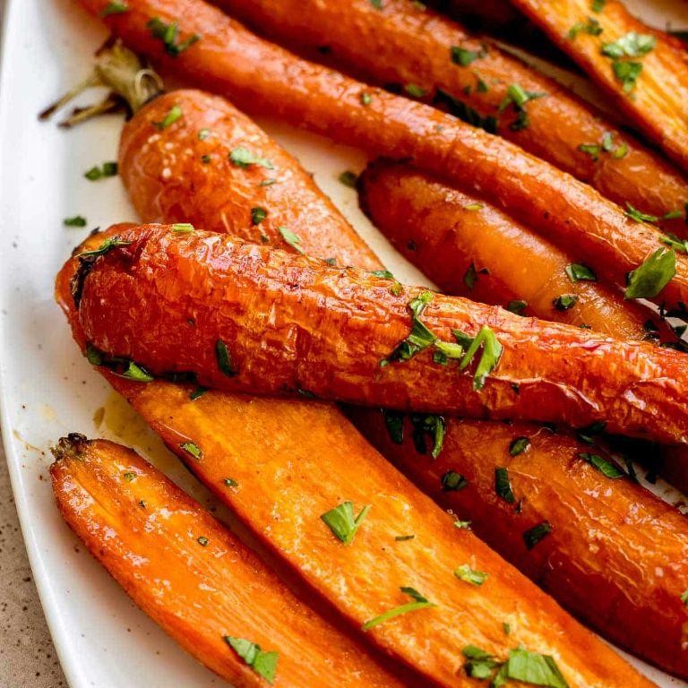 Maple Roasted Whole Carrots