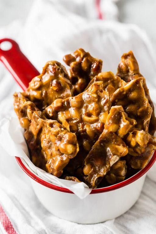 Maple Syrup Peanut Brittle for a Sweet Treat